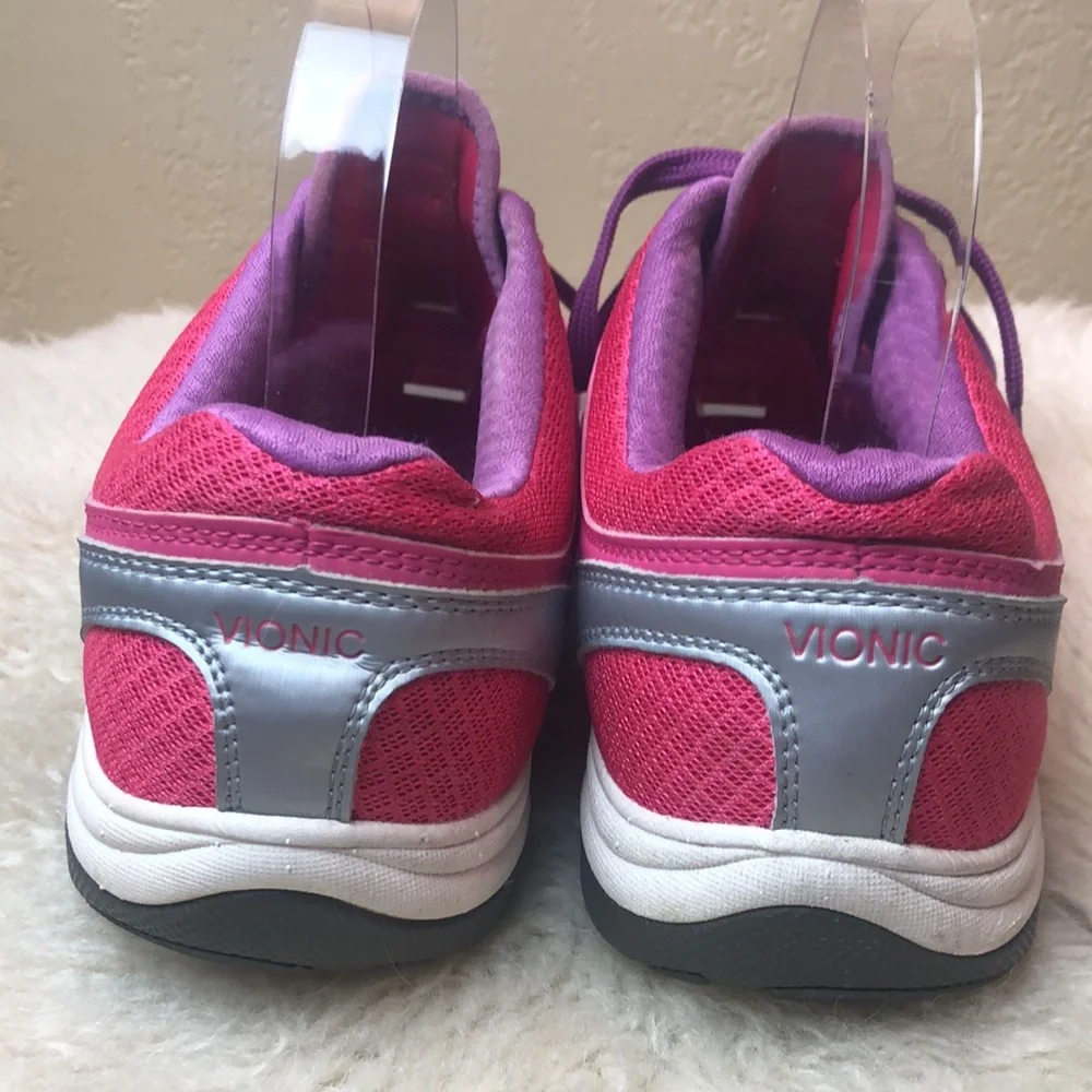 Vionic Pink Purple Athletic Sneakers